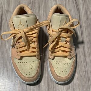 Nike Air Sneakers in Peach and Cream